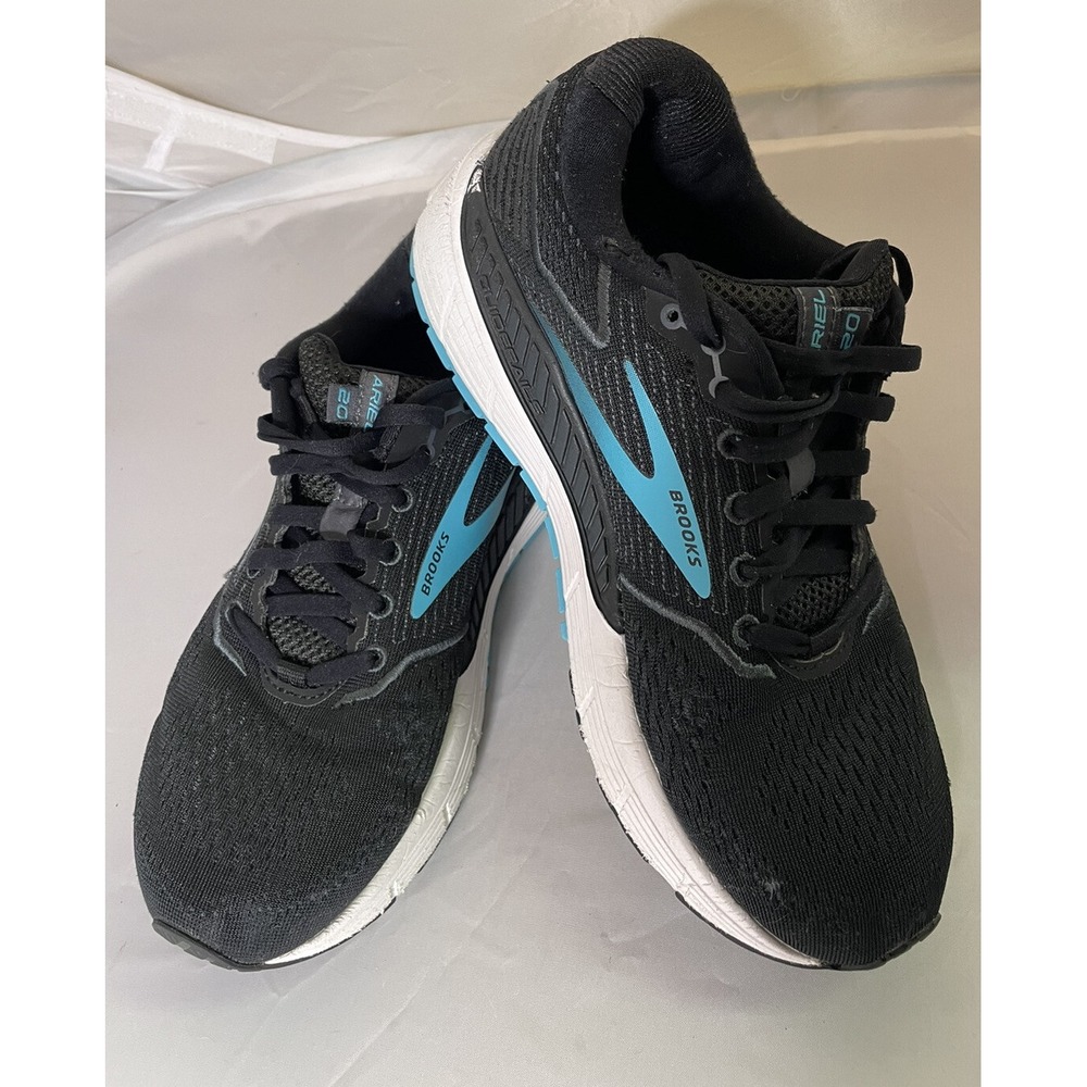 Women's BROOKS ARIEL 20 Athletic Running Shoes 1203151B064 SIZE 8.5 B Black